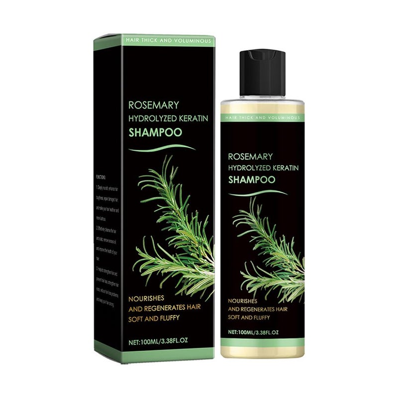 Rosemary Shampoo - Daily cleanses scalp, moisturizes hair, nourishes, naturally shines, and makes hair smooth and hydrated. AMZ-A03-0005-01